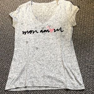 Express Mon Amour Grey T-shirt